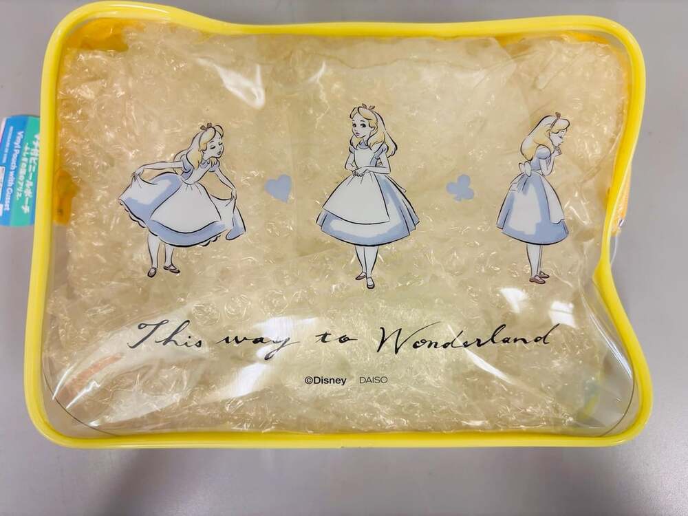 Disney NWT Alice in Wonderland Vinyl Pouch